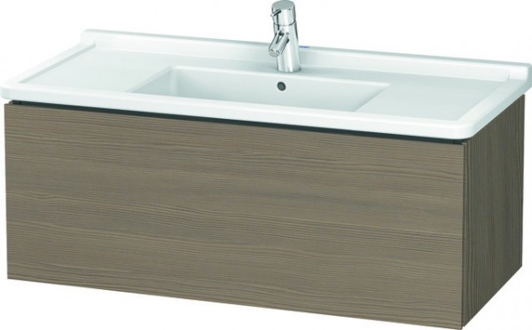 Duravit L-Cube Waschtischunterbau wandhängend Eiche Terra Matt 1020x469x408 mm - LC616603535