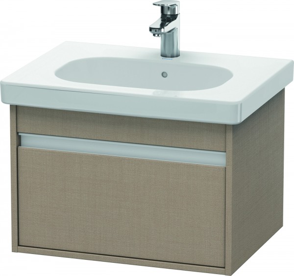 Duravit Ketho Waschtischunterbau wandhängend Leinen Matt 600x455x410 mm - KT667007575