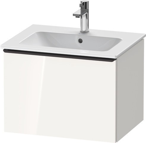 Duravit D-Neo Waschtischunterbau wandhängend Weiß Matt 610x462x440 mm - DE4261004180000