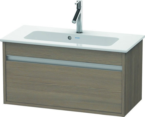 Duravit Ketho Waschtischunterbau wandhängend Eiche Terra Matt 800x385x410 mm - KT642303535