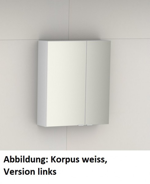 Artiqua Spiegelschrank , Weiß Glanz, 070-SET-1-59-L-68