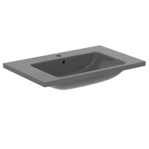 Ideal Standard Möbelwaschtisch i.life B 1Hl. mit Überlauf 810x510x180mm Grau, T460458