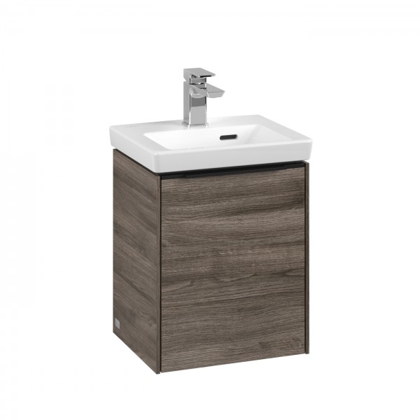 Villeroy & Boch Subway 3.0 Waschbeckenunterschrank, 1 Tür, 351 x 432 x 293 mm, Stone Oak / Stone Oak