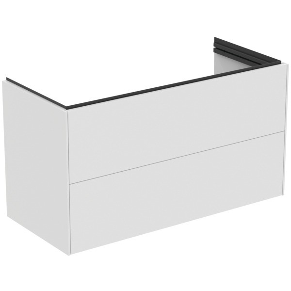 Ideal Standard Möbelwaschtischunterschrank Conca 1000x440mm 2 Auszüge Weiss matt, T5577Y1