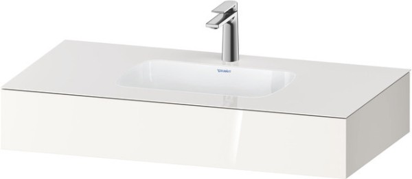 Duravit Qatego Einbauwaschtisch mit Konsole Weiß Hochglanz 1000x550x170 mm - QA4691022220000