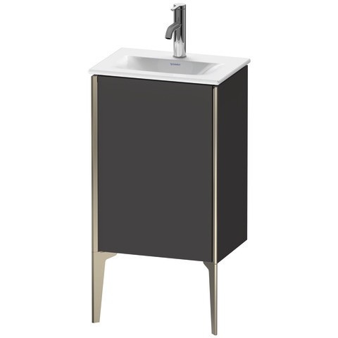 Duravit XViu Waschtischunterbau bodenstehend Graphit Supermatt 430x310x591 mm - XV4068LB180