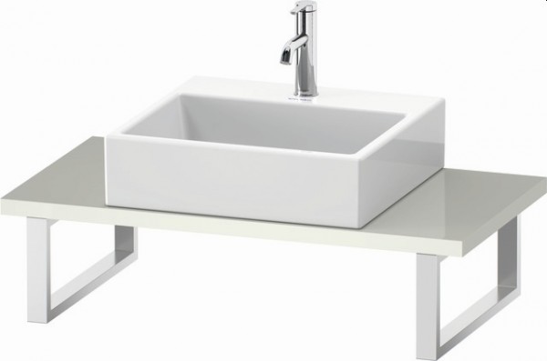 Duravit L-Cube Konsole Weiß Hochglanz 800x480x30 mm - LC104C02222