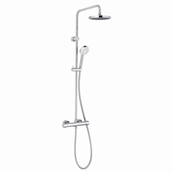 Kludi LOGO BASIC THERMOSTAT DUAL SHOWER SYSTEM chrom, 6809405-00