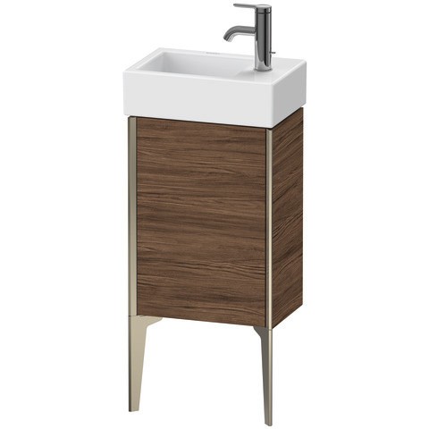 Duravit XViu Waschtischunterbau bodenstehend Nussbaum dunkel Matt 364x234x493 mm - XV4530LB121