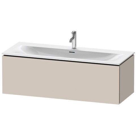 Duravit L-Cube Waschtischunterbau wandhängend Taupe Matt 1220x481x400 mm - LC6139091910E00