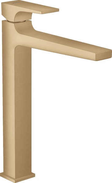 Hansgrohe Waschtischmischer 260 Metropol Brushed Bronze mit Push-Open Ablaufgarnitur, 32512140