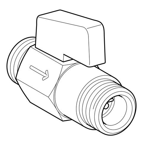 Geberit Kugelhahn G3/8 / G3/8 , 243795001