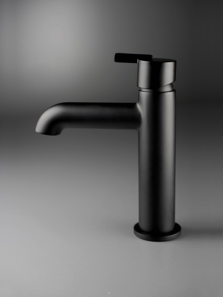 Neuesbad Serie 600 Waschtischarmatur ohne Ablaufgarnitur , Oberfläche: schwarz matt