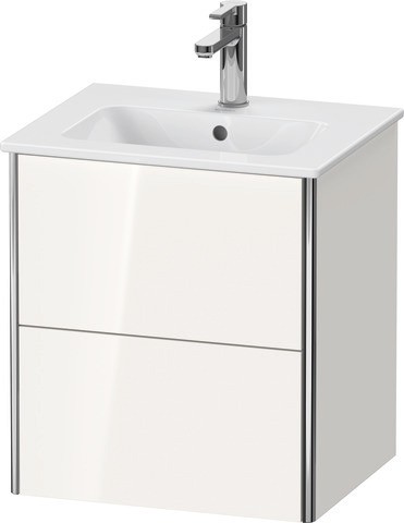 Duravit XSquare Waschtischunterbau wandhängend Weiß Supermatt 510x418x560 mm - XS430608484