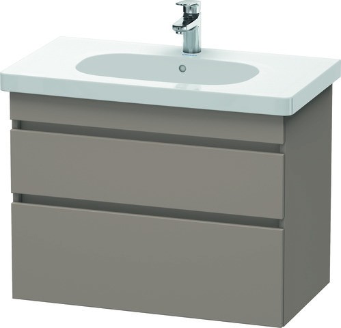 Duravit DuraStyle Waschtischunterbau wandhängend Basalt Matt 800x453x610 mm - DS648404343