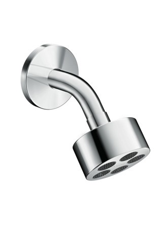 Hansgrohe Kopfbrause Axor One 75 1jet EcoSmart mit Brausearm chrom, 48490000