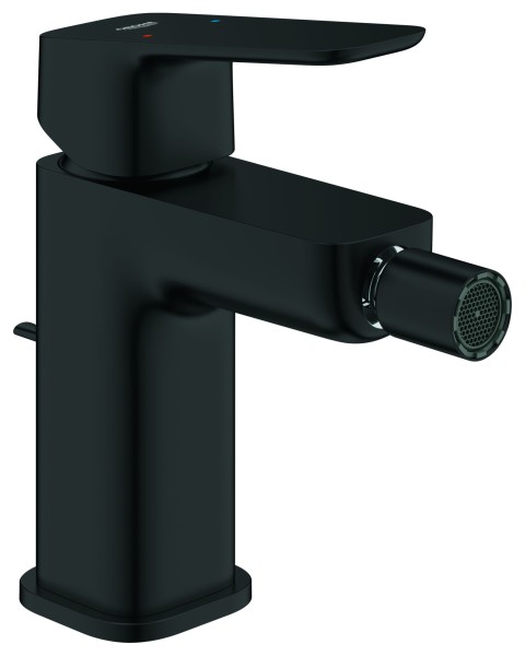 Grohe EH-Bidetbatterie Cubeo 101810 Zugstangen-Ablaufgarnitur matt black, 1018102430