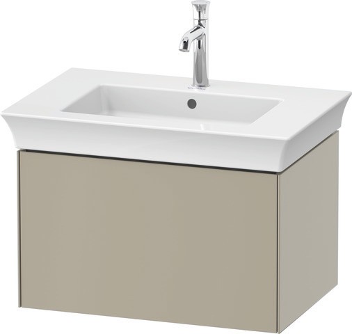 Duravit White Tulip Waschtischunterbau wandhängend Taupe Seidenmatt 684x458x410 mm - WT424106060