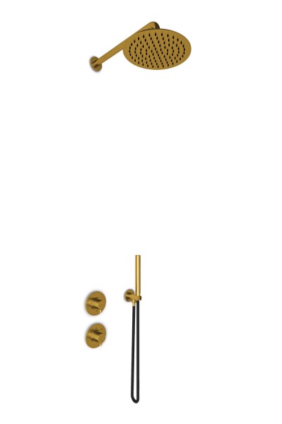 JEE-O Slimlime Shower Set 01, PVD gold matt, 800-6425