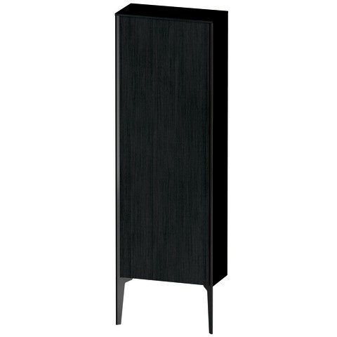 Duravit XViu Halbhochschrank Eiche Schwarz Matt 500x240x1330 mm - XV1316LB216