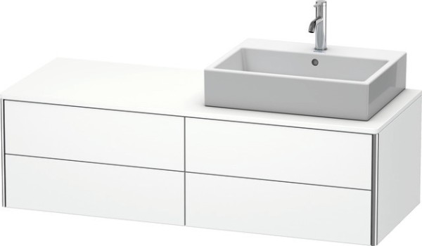 Duravit XSquare Konsolenwaschtischunterbau wandhängend Weiß Matt 1400x548x400 mm - XS4913R1818