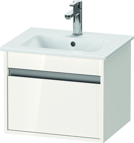 Duravit Ketho Waschtischunterbau wandhängend Weiß Hochglanz 500x412x410 mm - KT640402222