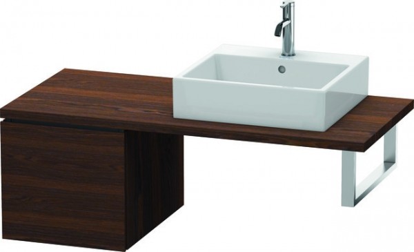 Duravit L-Cube Unterschrank für Konsole Nussbaum gebürstet Matt 420x547x400 mm - LC583106969