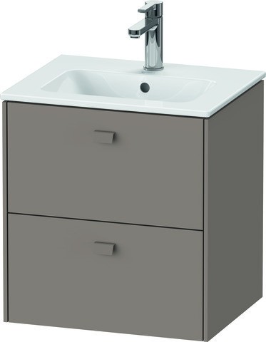 Duravit Brioso Waschtischunterbau wandhängend Basalt Matt 520x419x553 mm - BR432704343