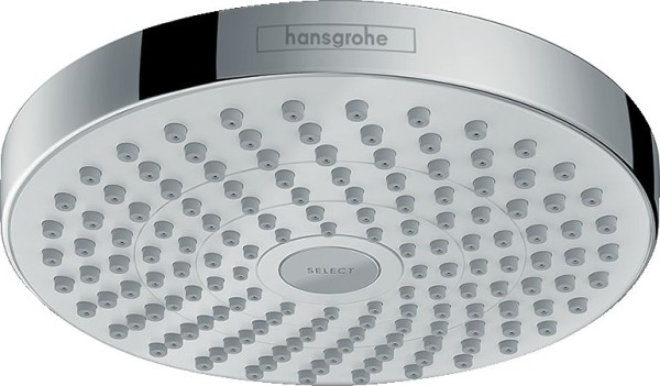 Hansgrohe Kopfbrause Croma Select S 180 2jet weiss/chrom, 26522400