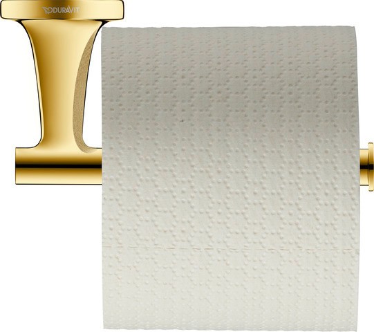 Duravit Starck T Papierrollenhalter Gold Poliert 152x152x50 mm - 0099373400