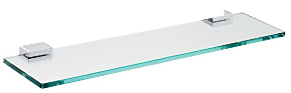 Emco system 2 Ablage, Kristallglas klar, 600mm, chrom, 351000160
