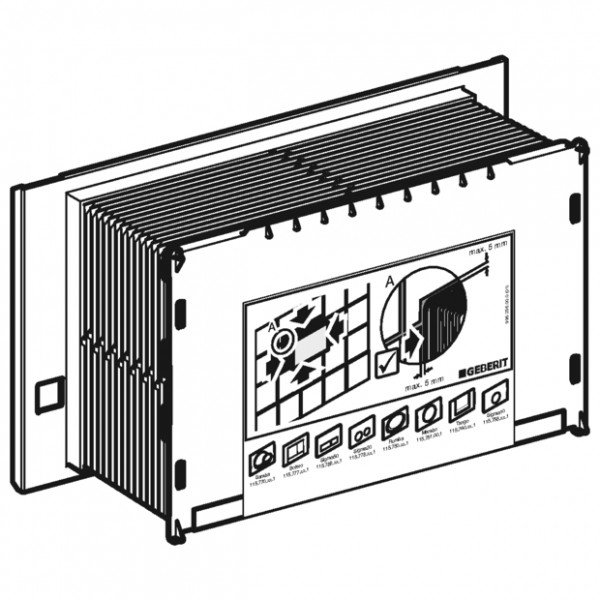 Geberit Bauschutz zu Unterputz-Spülkasten 320 / Sigma, 241826001