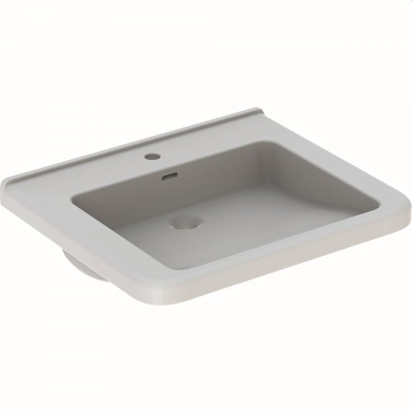 Geberit Waschtisch Dejuna, B: 650, T: 550 mm, 128665600, weiss mit Keratect