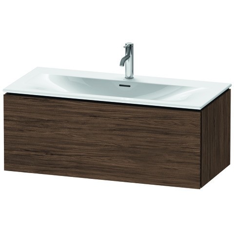 Duravit L-Cube Waschtischunterbau wandhängend Nussbaum dunkel Matt 1020x481x400 mm - LC613802121