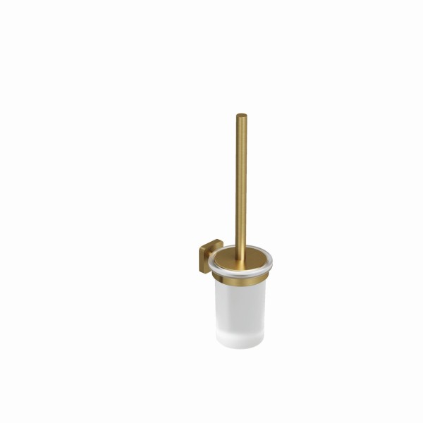 Kludi VELA S Toilettenbürstengarnitur Brushed Gold, 25974N0